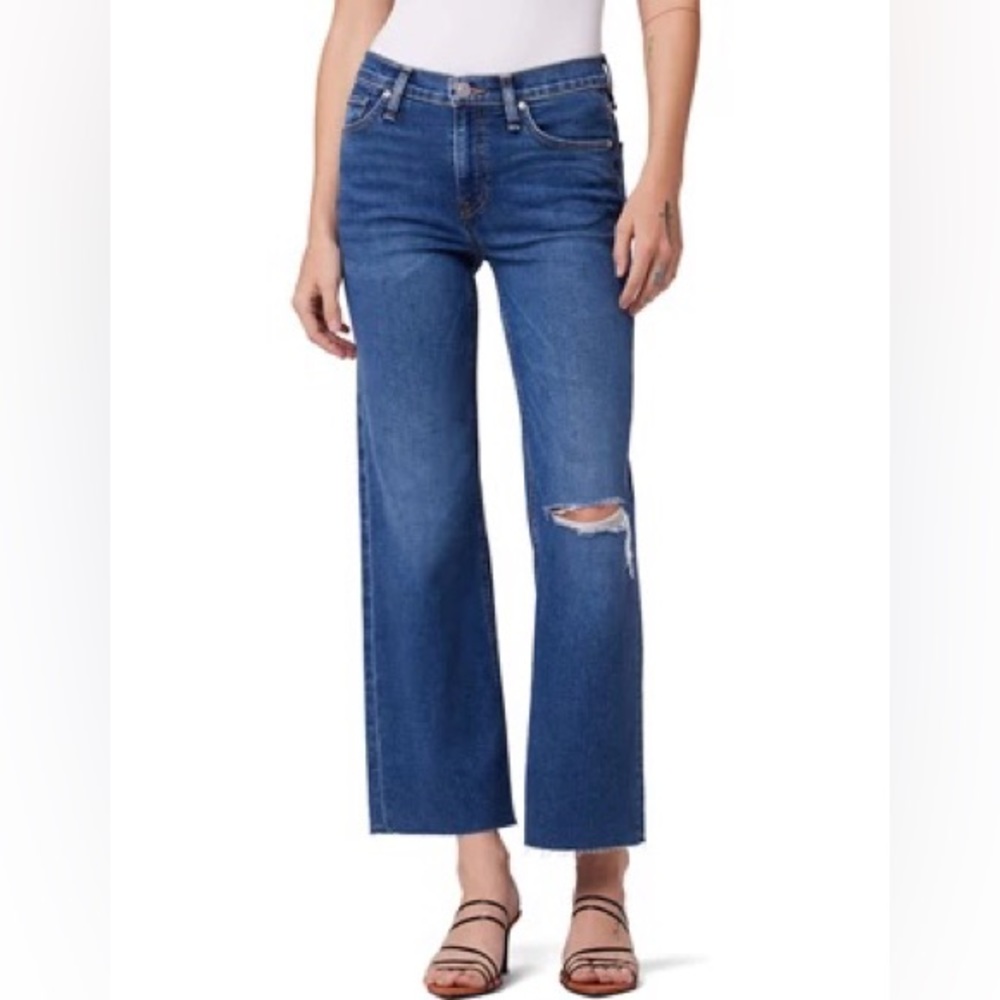 NWT ankle length, wide-leg, high rise Hudson Rosie Jeans.